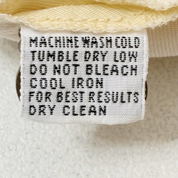 Tommy Bahama Silk Shirt Mens XL Yellow Gray White Button Up Camp Tropical Cruise - Picture 6 of 9